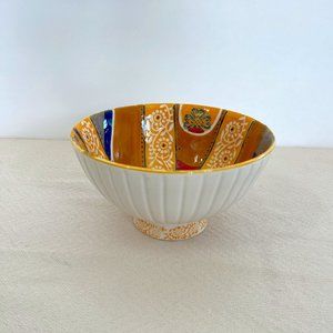 Anthropologie Footed Noodle Rice Bowl